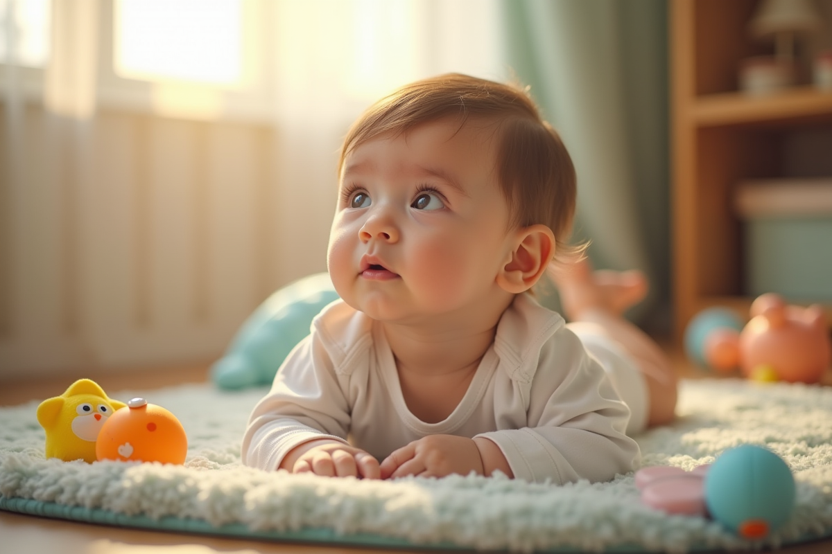 bébé  roucoulement